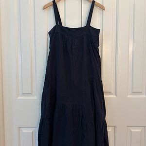 Jenni Kayne Navy Linen Women's Dress. Size S
